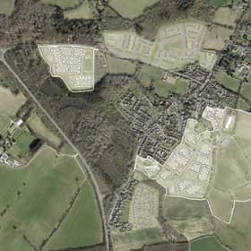 Proposed development site at land off South Street, East Hoathly. Image: Fluid London