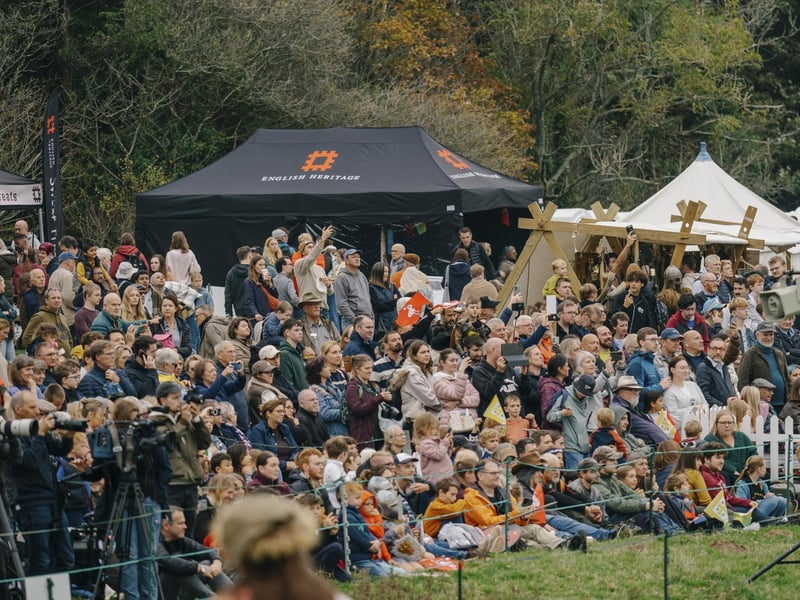 Battle of Hastings reenactment at Battle Abbey 2025. Pic supplied by Tom Arber/English Heritage.
