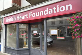 The British Heart Foundation shop, in Chichester