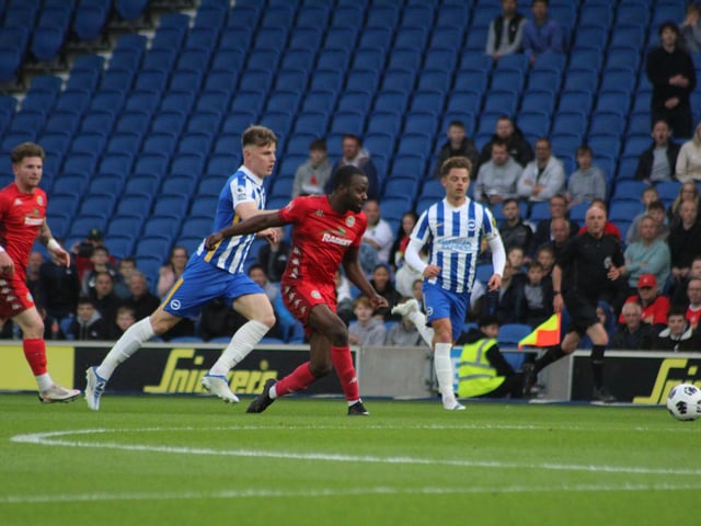 Brighton and Hove Albion v Worthing - Sussex Senior Challenge Cup final 2021/22 season. Picture by Cory Pickford