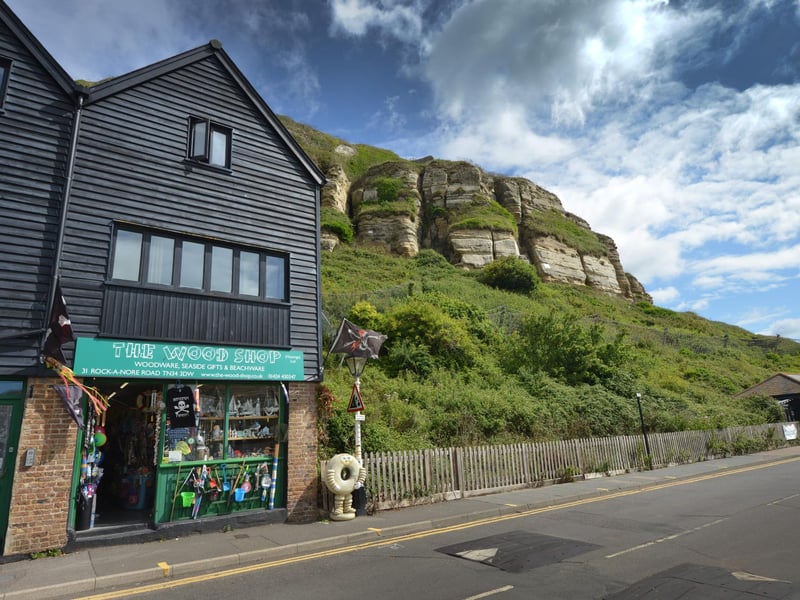The Wood Shop in Rock-A-Nore Road, Hastings.