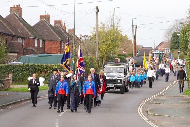 Billingshurst Remembrance Parade and Service (Photo by Billingshurst Royal British Legion)