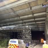 Maintenance work is being completed on Shinewater Bridge, Eastbourne. Photo: East Sussex Highways