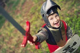 jousting and dressing up is popular with kids