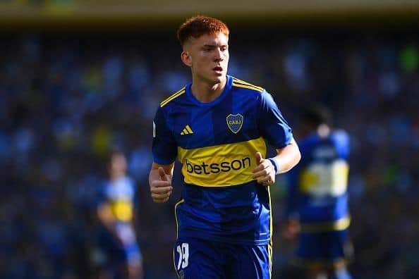 Valentin Barco of Boca Juniors is set to join Brighton and Hove Albion this month