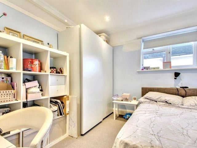 There are five first-floor bedrooms, with an en suite and dressing room to the double-aspect master bedroom