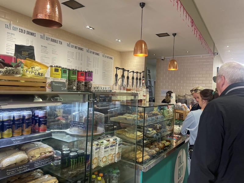 Inside Tall Guy Coffee in Eastbourne