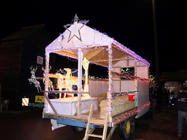 The Christmas Tractor Run 2024 leaving Hastings Old Town on December 21. Photo by Kevin Boorman.