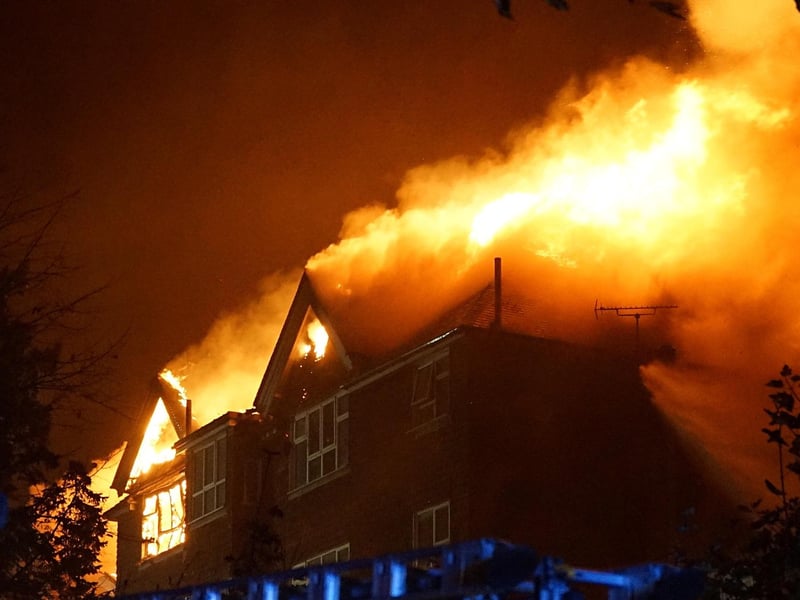 Emergency services called to tackle blaze at former Eastbourne school