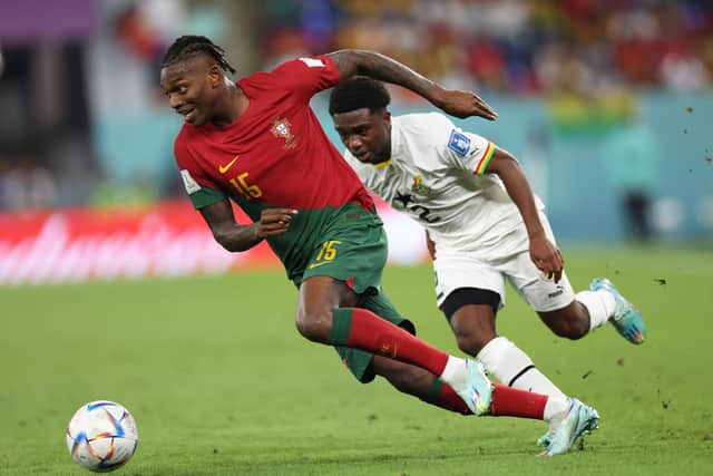 Defender Tariq Lamptey was also a second-half substitute for Ghana in their 3-2 loss to Portugal in Group H, changing the game from the moment he stepped on the pitch in the 66th minute.