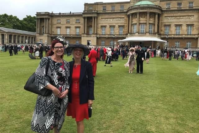 Laura Murphy (right) and Jemma Weston - photo from WayfinderWoman Trust