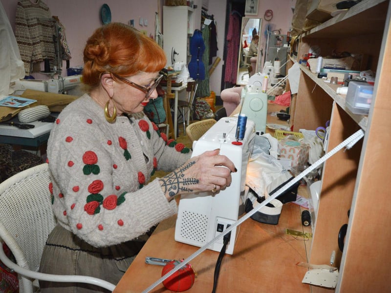 Unzipped Sewing Café at 40a Marina, St Leonards. Owner Vanessa Newman is pictured.