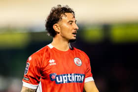 Crawley Town's Dylan Morgan | Picture: Kyle Hemsley