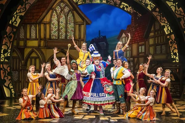 The cast of Jack and the Beanstalk at the Hawth | Picture: Pamela Raith