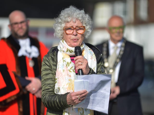 National Covid Day of Reflection in Bexhill on March 9 2025.