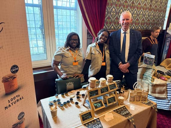 Horsham MP with the team from Kukuya Kitchen.