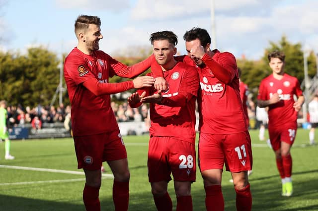 Worthing take on Bath City in front of the TNT Sports cameras at Woodside Road