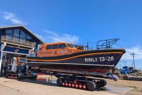 Hastings all weather lifeboat, Pic Kevin Boorman