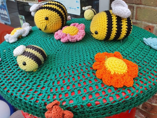 Bees at Green Street Post Office, Eastbourne