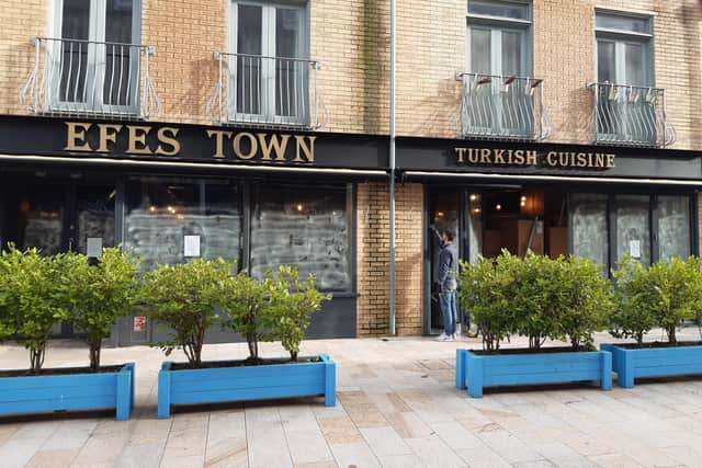 The new restaurant will be called Efes Town, with signage installed and renovation works coming to a conclusion. Photo: Sussex World