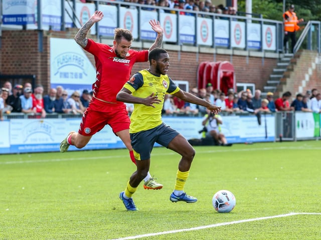Action from Worthing v Eastbourne Borough