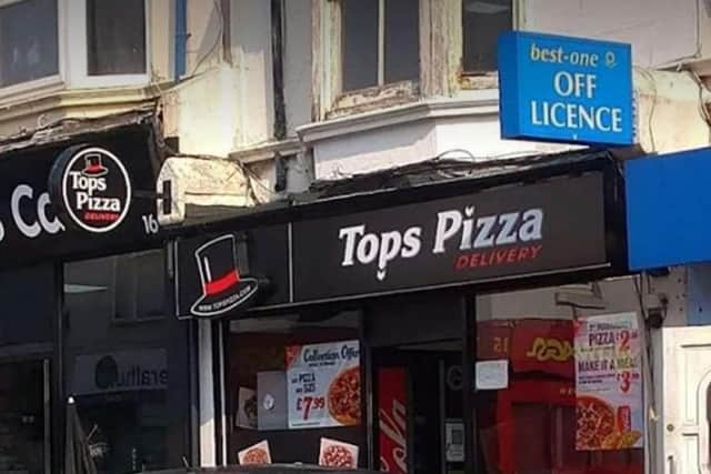 Tops Pizza in South Farm Road, Worthing