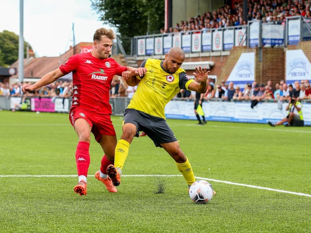Action from Worthing v Eastbourne Borough