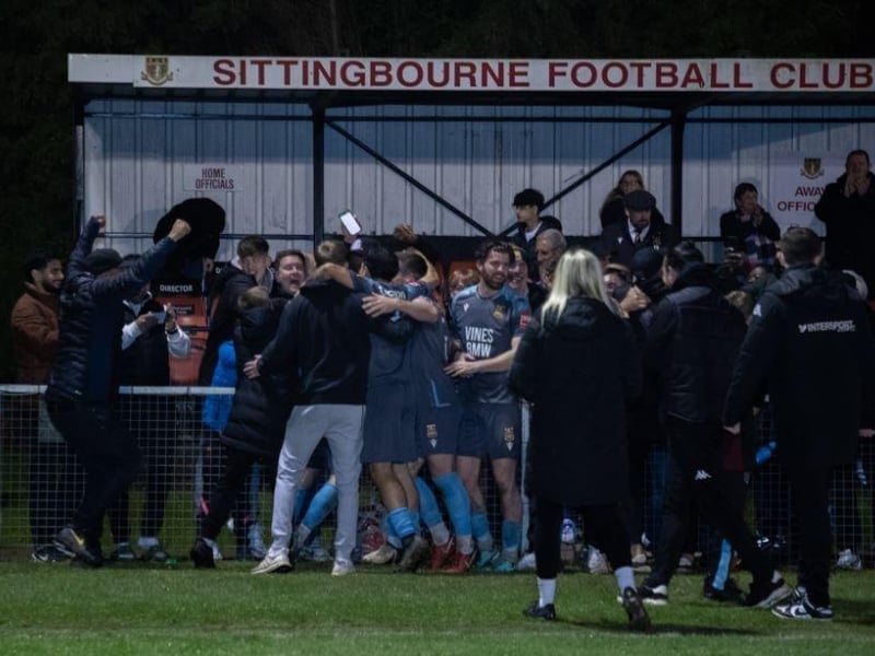 Jamie Crellin’s Three Bridges came from a goal down to beat Sittingbourne in their semi-final in Kent – to earn a place in Friday night’s final where they face Chichester City.