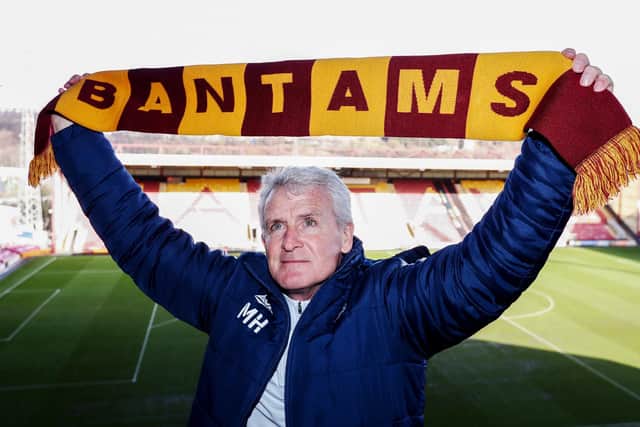 Bradford City manager Mark Hughes. Picture by George Wood/Getty Images