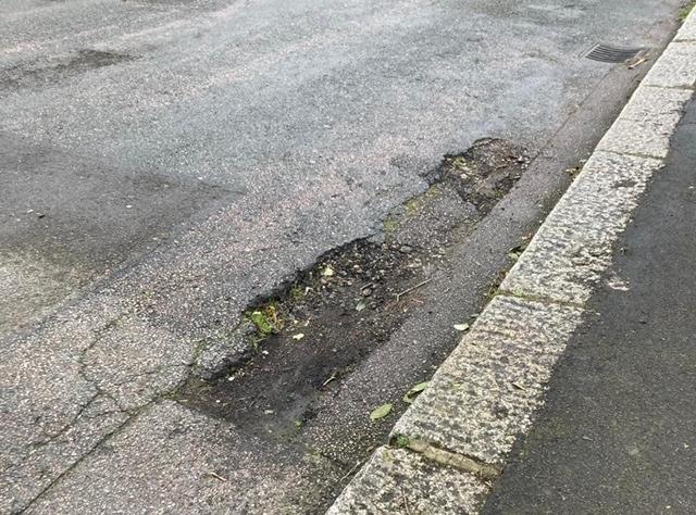 Another pothole in Clive Vale