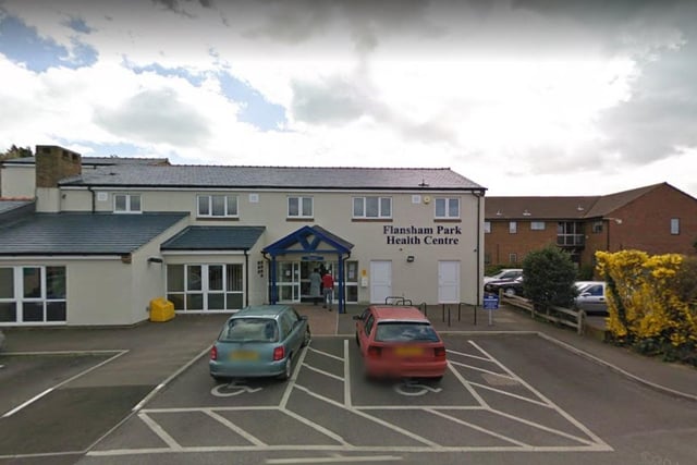At Flansham Park Health Centre, 5% of appointments in October took place more than 28 days after they were booked.