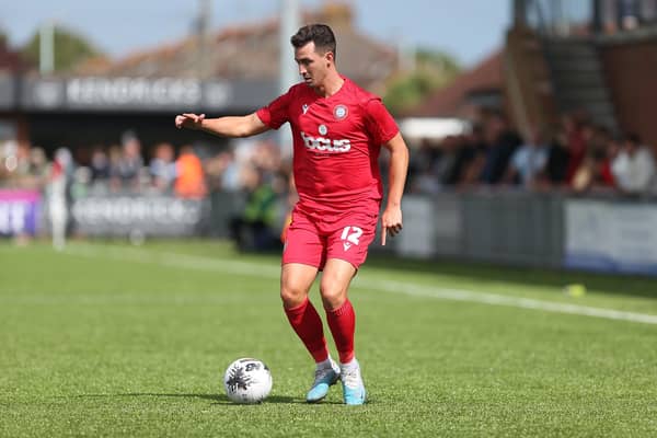 Greg Luer makes his Worthing debut against Bognor - and Adam Hinshelwood is delighted to have him in the squad | Picture: Mike Gunn