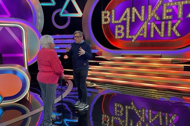 Crawley resident Joan Izzard celebrates her 100th birthday on Wednesday, February 7. Here she is pictured getting ready for Blankety Blank