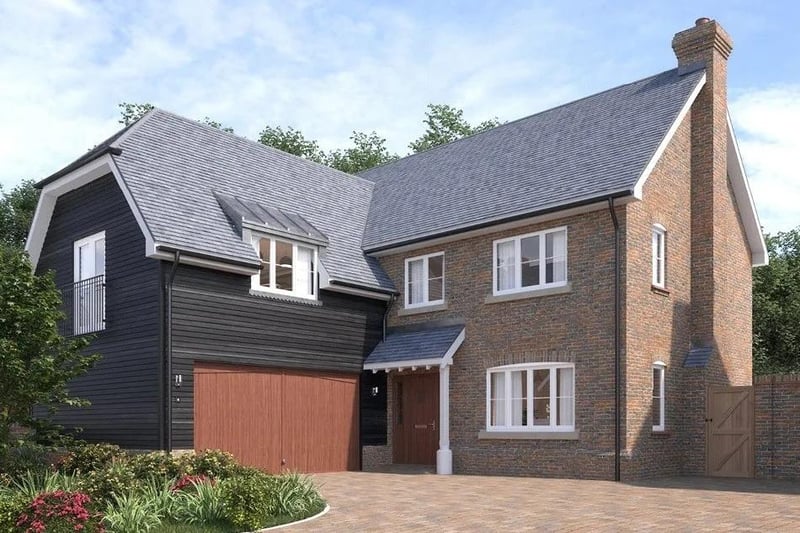 The new home is situated in a tree-lined setting on the northern edge of Lindfield