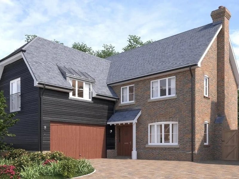 The new home is situated in a tree-lined setting on the northern edge of Lindfield