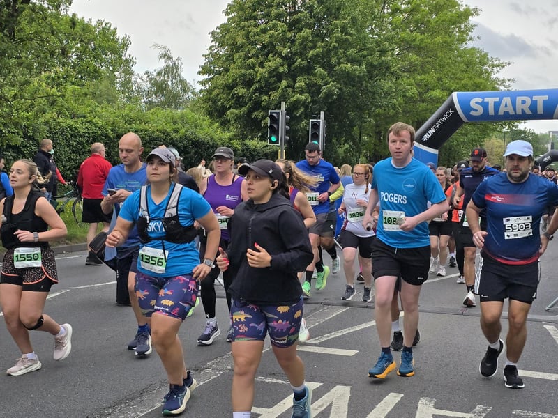 Run Gatwick 2026 half marathon and 5k