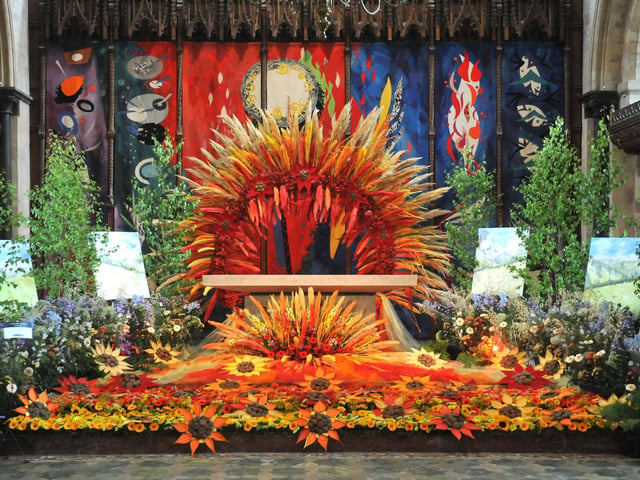 From the bold and colourful installations guiding visitors up the 950-year-old nave, to the wilder and more poignant displays in the side chapels, this year's Festival of Flowers in Chichester Cathedral is an extraordinary feat of community and creativity.