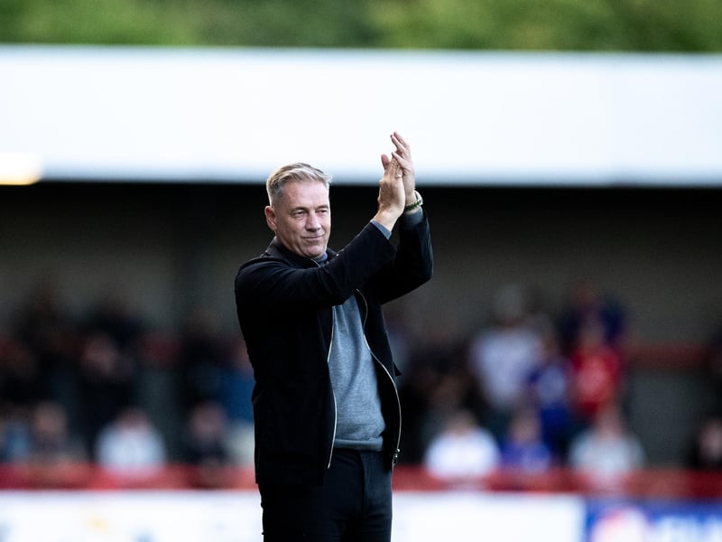 Action and crowd pictures from Crawley Town's 2-1 win over MK Dons at the Broadfield Stadium.