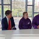 Ed Miliband visits students and staff at Crawley College