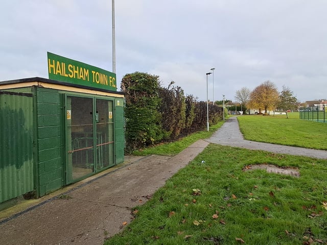 Children were ‘sitting in the stand for a debrief session’ when a large fire broke out at a football club in East Sussex – with the incident being treated as arson.