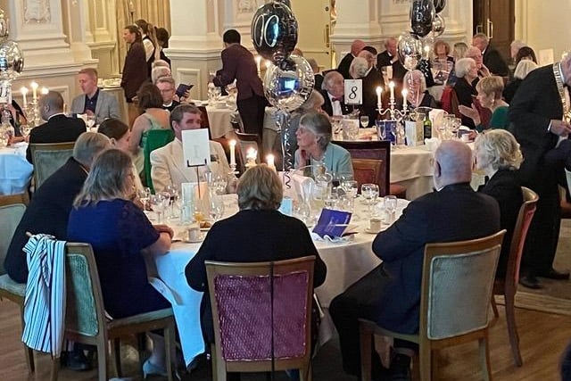 History in the making – guests celebrating 100 years of rotary in Eastbourne.