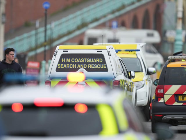 A large search and rescue mission has been launched to find a missing swimmer. Picture: Eddie Mitchell