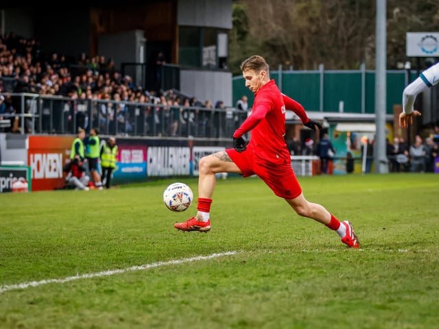 Action from Eastbourne Borough's brilliant 5-2 win away at Dover Athletic in the National League South