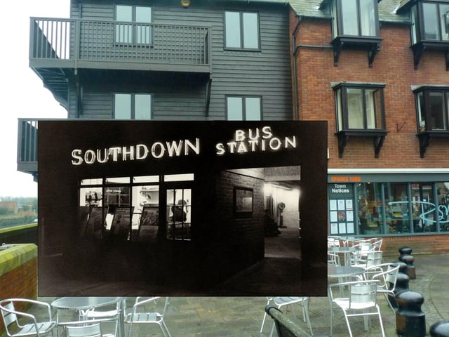 The inlay shows the view prior to 1979. Its now a cafe.