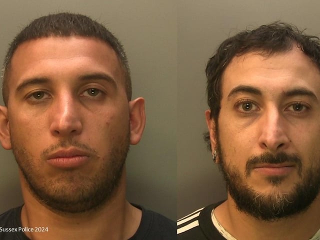 Two men have been sentenced after a vehicle was petrol bombed in Mile Oak.Just before 11pm on June 19, 2023, a residential street was stirred by the sound of exploding glass after petrol bombs were launched at a vehicle outside an address in Graham Avenue.When emergency services arrived at the scene, they found a vehicle ablaze outside of the property.A petrol bomb had also ignited the shrubbery outside of the address which spread to the front gardens of neighbouring houses.Following CCTV enquiries, forensic testing and an extensive investigation, Ashley Khan, 31, of Rodmell Avenue in Saltdean and his brother Nathan Thomas, 33, of no fixed address, were found at the centre of all enquiries and were arrested in relation to the arson.They were further arrested for possession with intent to supply cocaine after large quantities were found during a search of Khan's home address. Khan was also arrested for possession of cannabis. Khan was charged on June 24, 2023 in relation to the arson and drugs offences, and was remanded in custody.Thomas was later charged on August 8, 2023 with arson and possession with intent to supply cocaine and was also remanded in custody.After a three week trial at Chichester Crown Court in December 2023, both Khan and Thomas were found guilty of conspiracy to commit arson and possession with intent to supply cocaine. Khan was also found guilty of possession of cannabis.They were sentenced together at Hove Crown Court on February 9, with Khan receiving a prison sentence of five years and six months and Thomas receiving a four year term.