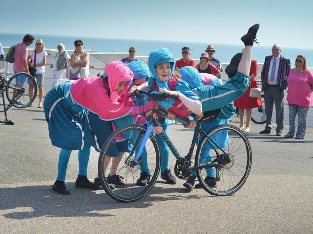 Sussex Blazing Saddles perform in Bexhill on Sunday September 10 2023.