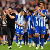 Verbruggen started in between the sticks as the Albion ran out comfortable winners at the Amex Stadium thanks to an Evan Ferguson hat-trick. (Photo by Alex Broadway/Getty Images)