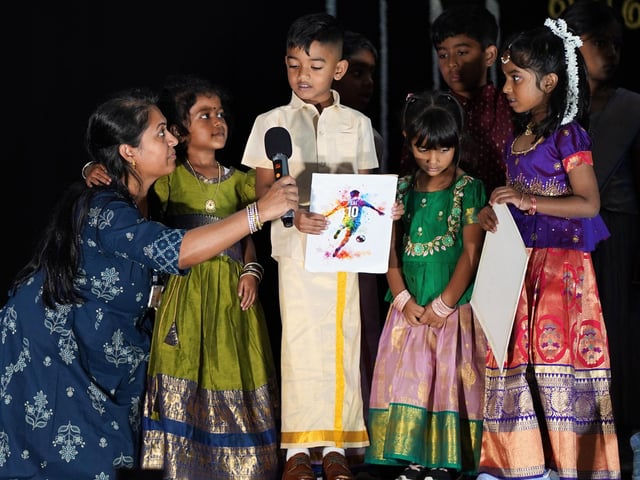 Tamil Learning Centre Crawley celebrated the Festival of Education and the achievements of an inspiring figure of Tamil heritage at Hazelwick School