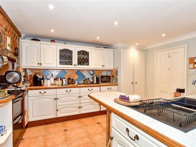 The property offers spacious and versatile accommodation, including a useful cellar space. Estate agent Cubitt & West says it is a fantastic location.