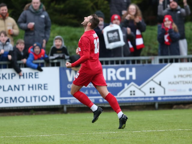 Worthing produced a brilliant display to beat Maidstone United 5-1 at Woodside Road. Photographer Mike Gunn was there to catch the action